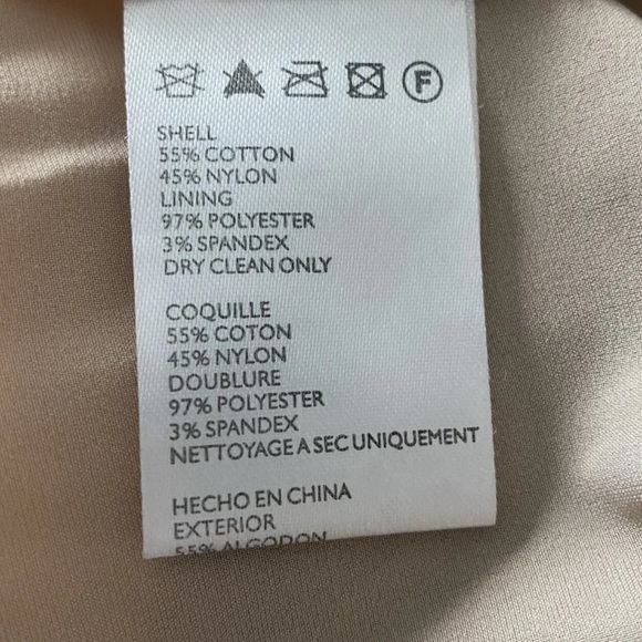 Maeve Anthropologie Elsa Floral Lace Overlay Peplum Sheath Dress Womens XS (489) - Picture 6 of 7